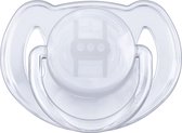 Philips AVENT SCF170/22 fopspeen Klassieke speen Orthodontisch Transparant