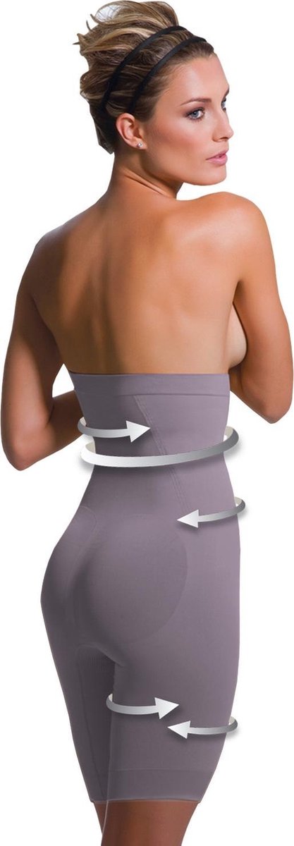 Goedkoopste Scala BioPromise Hoge Corrigerende Afslankbroek - Afvallen & Anti-Cellulite Maat XL Lila