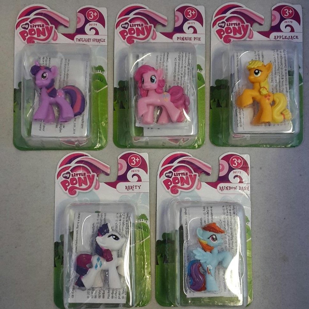 Verwant Zelfgenoegzaamheid Prematuur 5x mini My Little Pony Paardjes (4,5 hoog) | bol.com