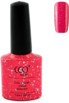 CCO Shellac-Daydream 68032-felroze kleur met glitters-Gel Nagellak