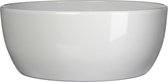 Mica Decorations- Schaal Rond TUSCA H9.5D22.5 - Wit