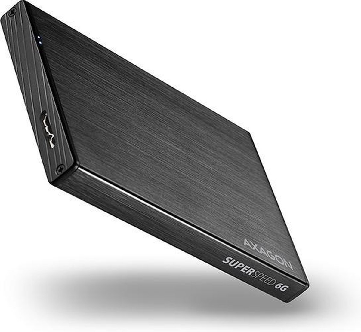 Axagon EE25-XA6 behuizing voor opslagstations 2.5'' HDD-/SSD-behuizing Zwart