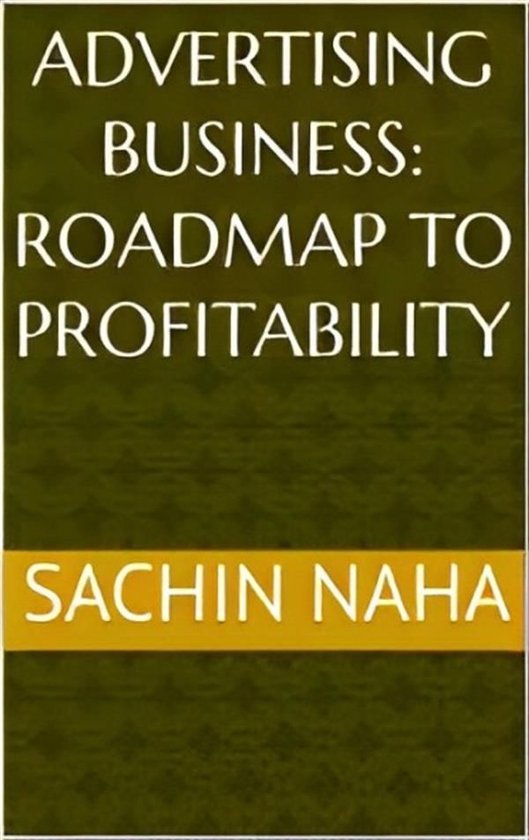 Advertising Business: Roadmap to Profitability - cover