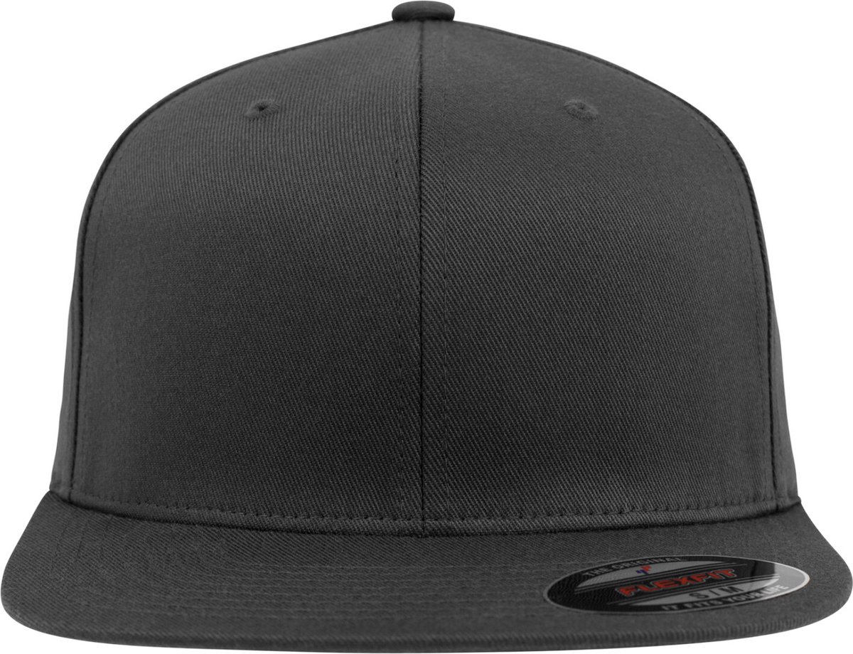FLEXFIT Pet Flexfit Flat Visor FL6277FV - Dark Grey - S/M