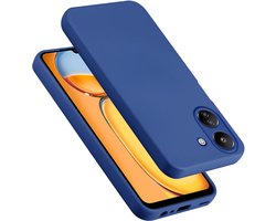 Cadorabo Hoesje geschikt voor Xiaomi Redmi 13C in LIQUID BLAUW - Beschermhoes gemaakt van flexibel TPU silicone Case Cover