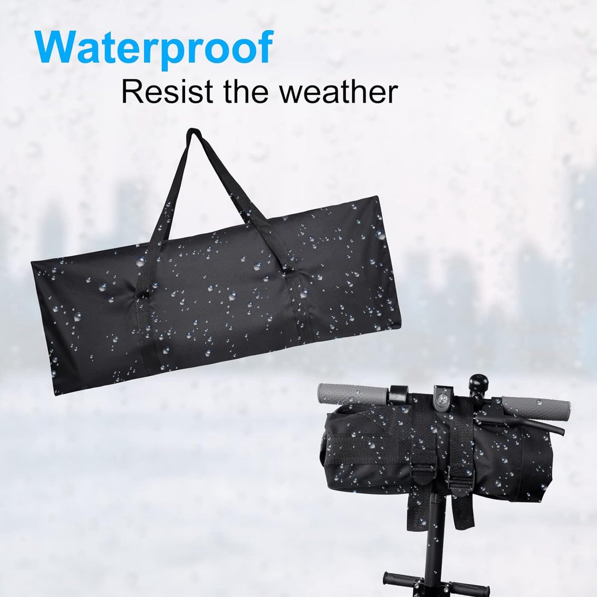 Afbeelding 3 van 110x45x50cm Scooter Draagtas - Handtas Schoudertas - Waterdichte Grote Capaciteit - Opvouwbare Elektrische Scooter Opbergtas - Transportkoffer Geschikt voor Xiaomi Mijia M365 - Opbergtas elektrische step - tas voor elektrische step