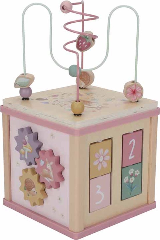 Little Dutch Houten Activiteitenkubus - Fairy Garden FSC van Little Dutch — afbeelding 2