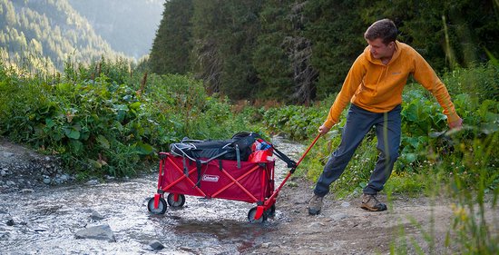 Coleman Wagon Bolderkar - Opvouwbaar - Rood van Coleman — afbeelding 4