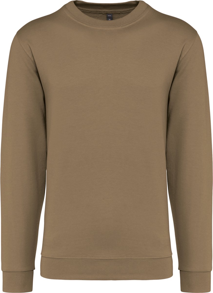 Sweater ‘Crew Neck Sweatshirt’ Kariban Collectie Basic+ Geel