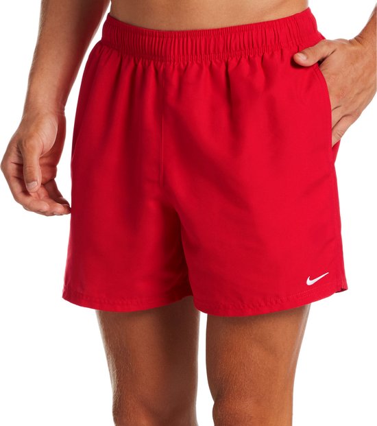 Foto: Nike swim 5 volley heren zwemshort rood maat m