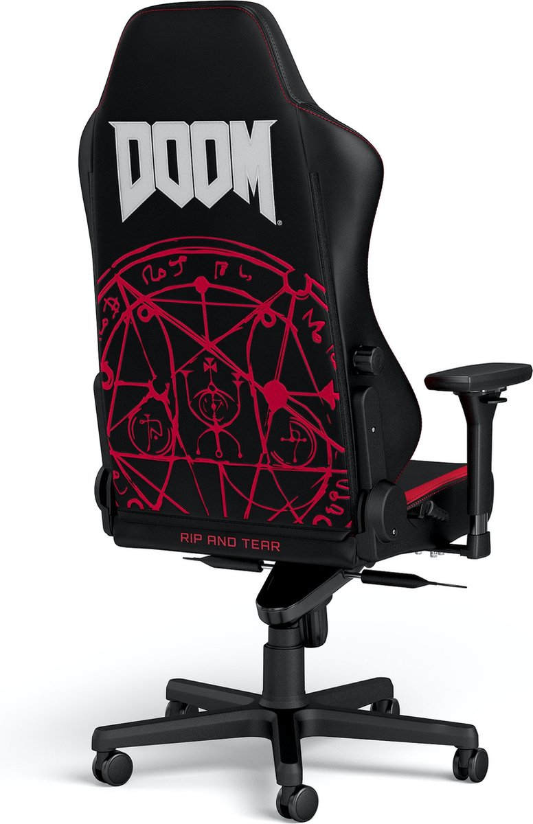 Noblechairs - DOOM Gamingstoel - Zwart/Rood – foto 6