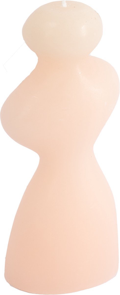HomeBound by KY | Kaars organisch roze | 9x6,5x16cm | figuurkaars organisch