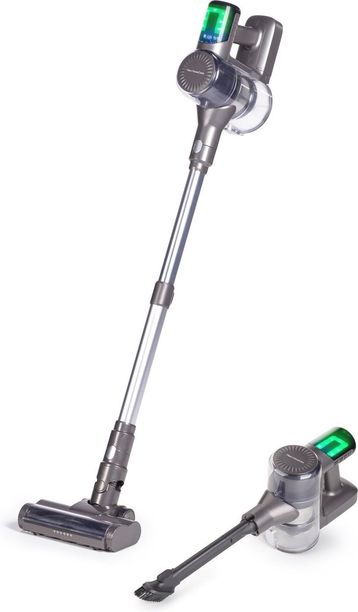 Vitapur Steelstofzuiger - Kruimeldief - 420W - Stofzuiger zonder Zak - Stofzuiger - Handstofzuiger - Kruimeldief Snoerloos - Handstofzuiger met Steel