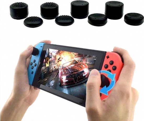 8 in 1 Joy-Con Thumb Stick Grip Caps voor Nintendo Switch | bol.com