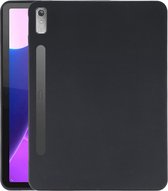 Mobigear Tablethoes geschikt voor Dunne Lenovo Tab P11 Pro Gen 2 Hoes Flexibel TPU | Mobigear Basics Backcover | Tab P11 Pro Gen 2 Case | Back Cover - Zwart