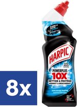 Harpic Toiletreiniger Powerplus Marine Explosie - 8 x 750 ml