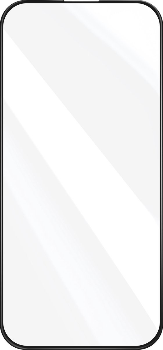 Mocolo, getemperd glas beschermende folie Geschikt voor iPhone 15 / 15 Pro 9H-hardheidsscherm en totale hechting, Zwart