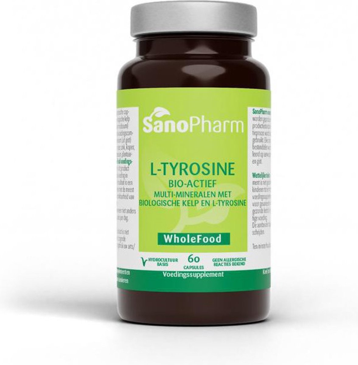 Sanopharm L-Tyrosine plus wholefood 60 capsules