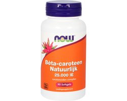 NOW Foods NOW Foods Bèta-Caroteen Natuurlijk - Carotenoïden Complex - 90 Softgels - 90 stuks