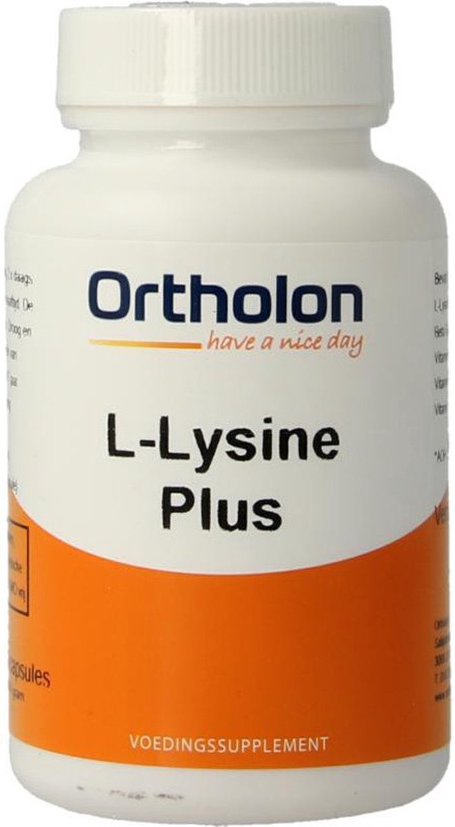 Goedkoopste Ortholon L-Lysine plus 60 vcaps