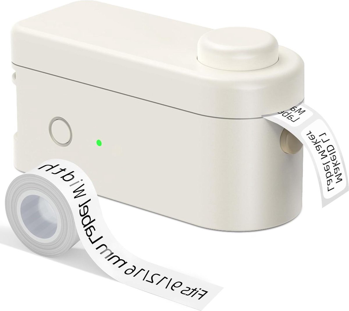 Makeid Labelprinter - Draagbaar en oplaadbaar - Waterdichte Tape - Draadloos - Snijder - Compatibel met Android en iOS - 9/12/16mm
