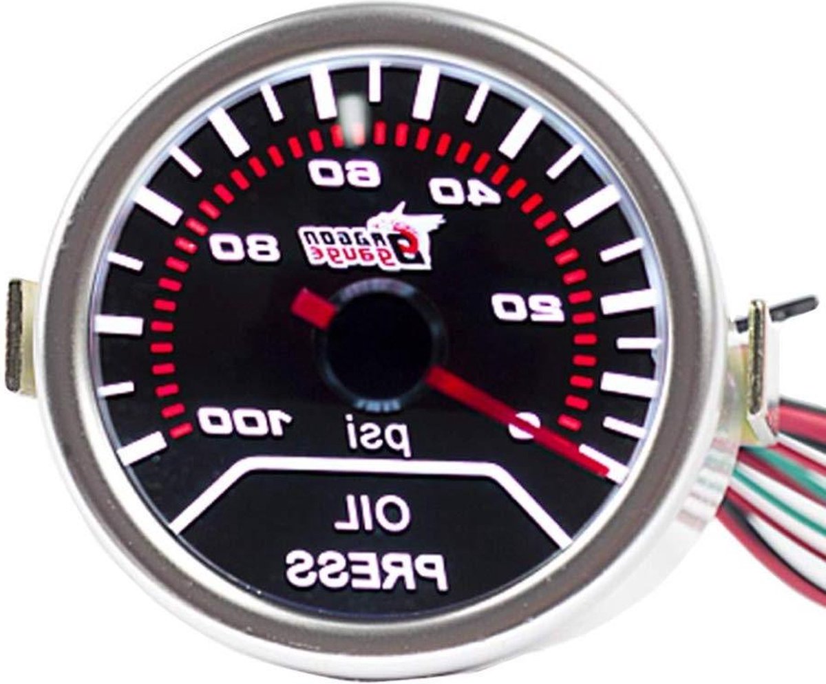 52 mm led auto oliedrukweergave oliedruk-display instrument meter met oliedruk - E Support™