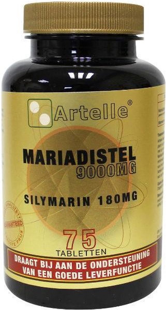 Artelle Mariadistel 9000 mg 75 tabletten