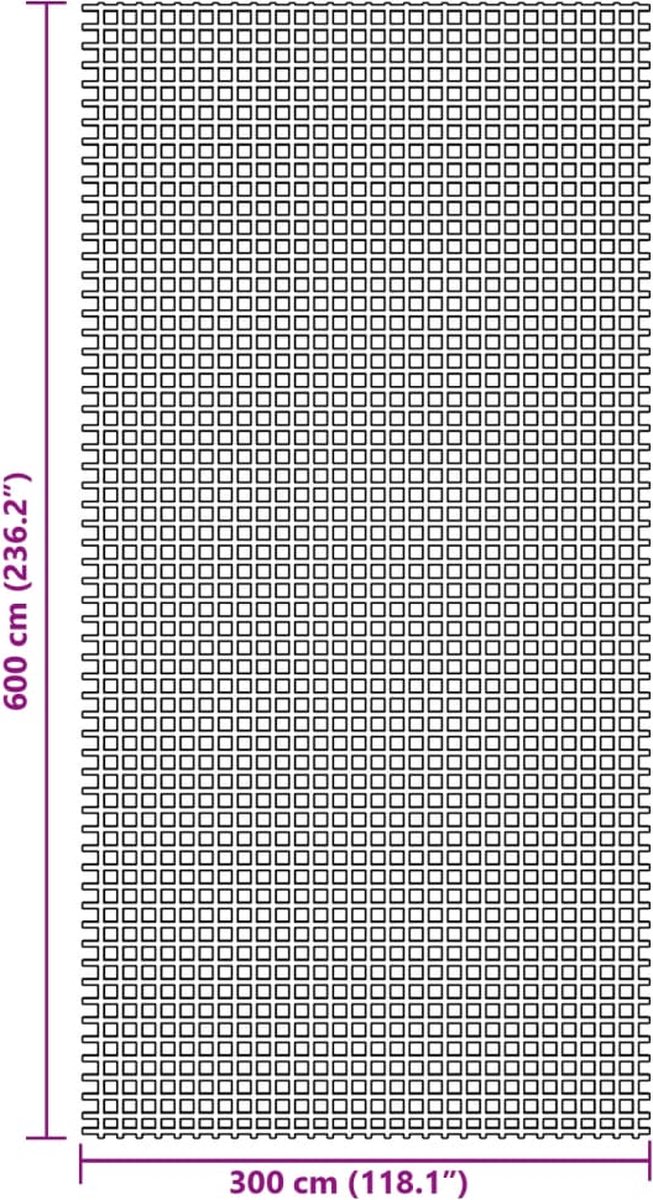 vidaXL - Tenttapijt - 6x3 - m - antracietkleurig van Vidaxl — afbeelding 3