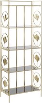 Planken DKD Home Decor Kristal Gouden Metaal (60 x 32 x 161,5 cm)