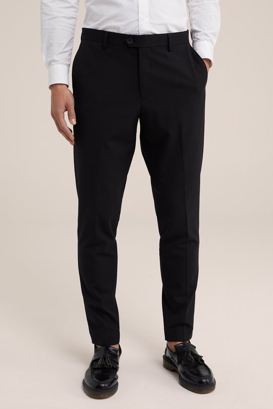 WE Fashion Heren slim fit pantalon bol