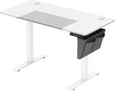 Bureau - Bureau réglable en hauteur - Différentes positions - 70 x 160 cm - Wit