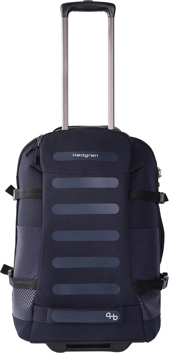 Hedgren Rugzak Trolley Multy Backpack 55 With Wheels 56L Peacoat Blue Donkerblauw