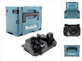 Makita MAKPAC 3 kunststof koffer ( 821551-8 ) + inzetstuk voor haakse slijper DGA 511 513 517 ( 839252-4 )