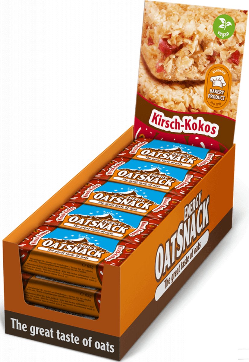 Goedkoopste Energy OatSnack Bar 15repen Cherry Coconut