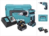 Makita DFS 452 RGJ accu-droogbouwschroevendraaier 18 V borstelloos + 2x accu 6.0 Ah + lader + Makpac