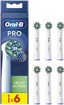 Oral-B Pro Cross Action - Opzetborstels - 6 Stuks - Grondige Reiniging