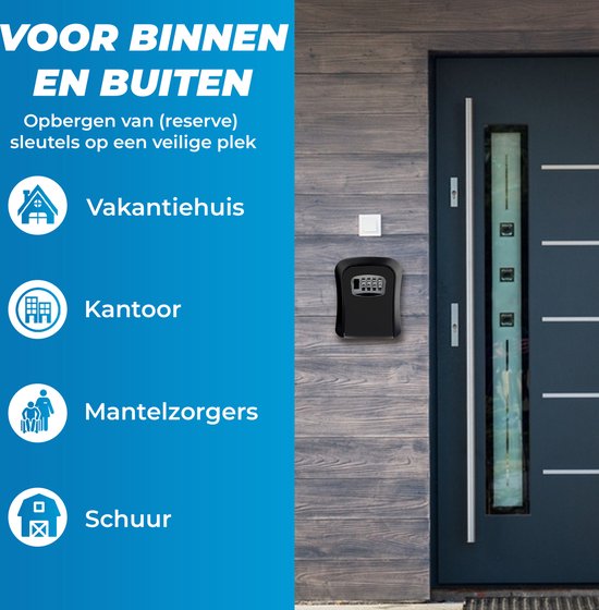 Uniclife Wandmontage Medizin Schrank mit Schlüsselschloss, Verriegelung Erste Hilfe Schrank, Verschlussbarer medizinischer Schrank, Sicherer Stahl