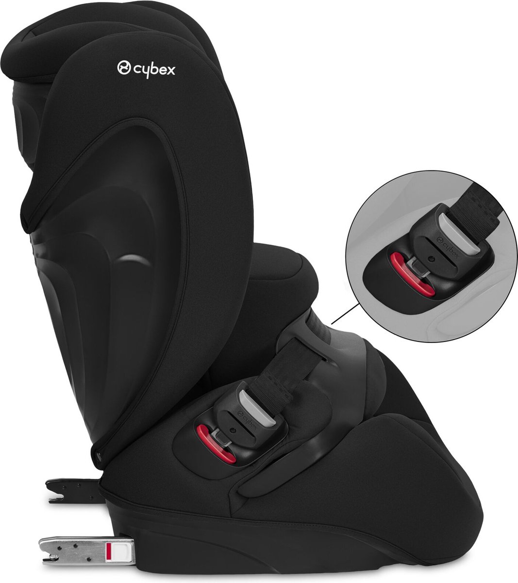 Cybex pallas B i-fix - autostoel 76cm - 150cm (groep 1-2-3) - isize - Volcano Black – foto 8