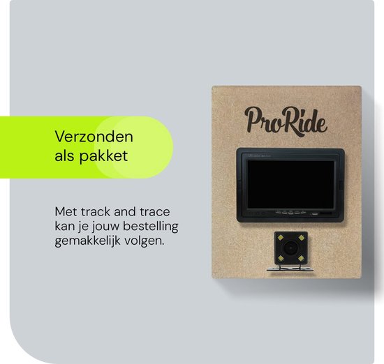 OBEST Achteruitrijcamera en monitorset, nachtzicht, HD-parkeercamera