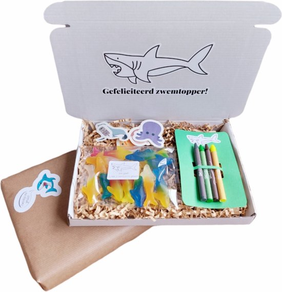 Zwemdiploma cadeautje | Brievenbuscadeau | Kadootje A B C diploma | Ingepakt cadeau