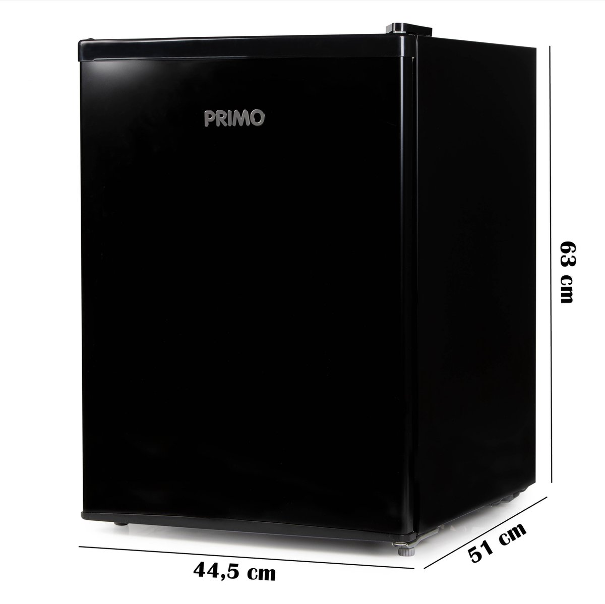 PRIMO PR155FR Tafelmodel Koelkast - 66L - E - Vrijstaand - Zwart — afbeelding 4