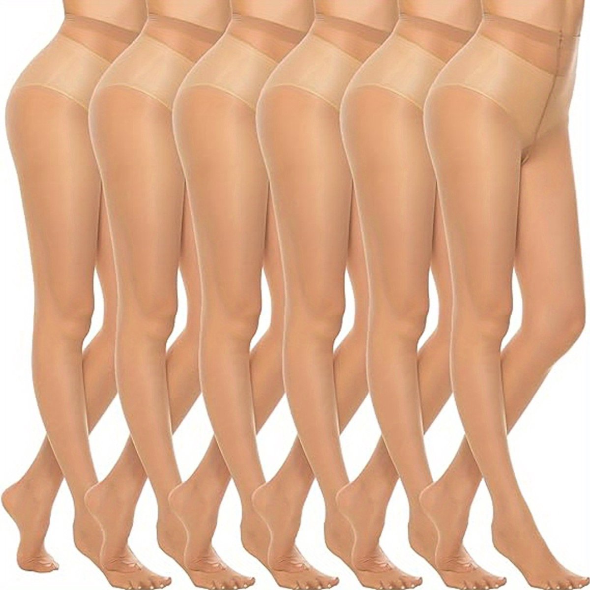 Goedkoopste Nivard Winter Panty - Warme Panty - Winter Panty - Legging - Elastisch - Hoge Taille - Blank- 6 Stuks