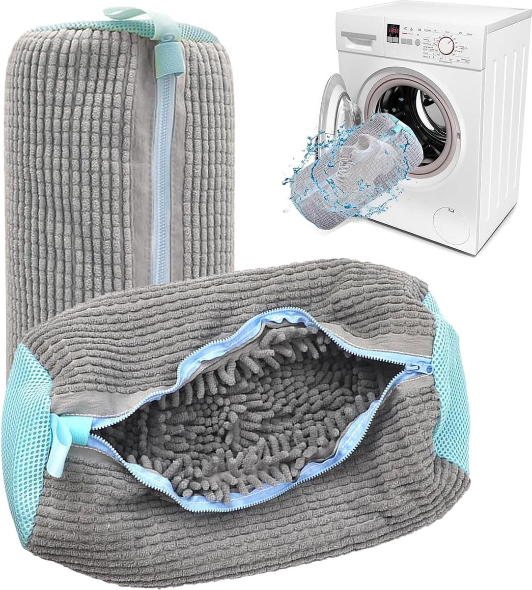 Goedkoopste Waszak, waszak schoenen, sneaker multi-bescherming wasnet schoenen, schoenenwaszak, schoenenwaszak met ritssluiting, waszak voor schoenen, herbruikbare sneaker waszak