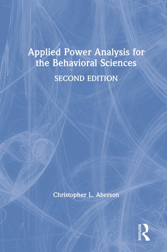 Applied Power Analysis for the Behavioral Sciences - cover