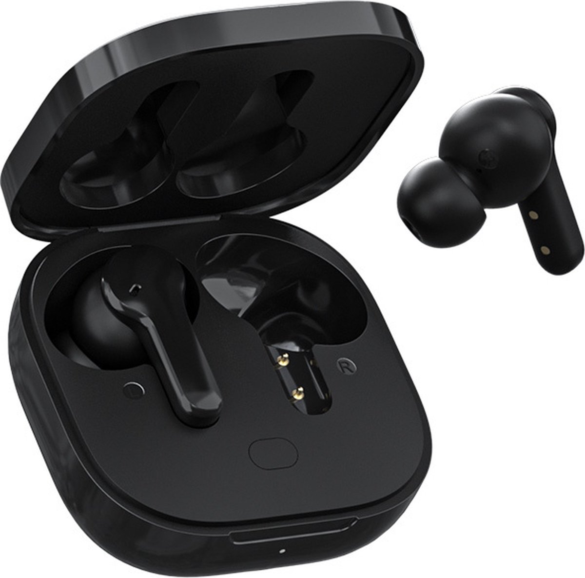 Fone De Ouvido Sem Fio Qcy T13 Bh20T13A Com Bluetooth E Microfone Preto