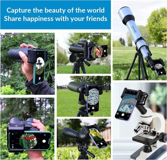 Spotting Scope Mobile Phone Adapter voor verrekijkers-Monoculaire ...