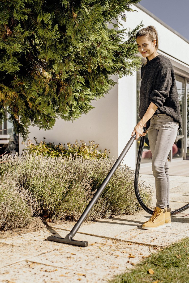 KARCHER WD 3 S V-19/4/20 nat- en droogzuiger - 19 L roestvrijstalen tank - 1000W (Blowerfunctie)