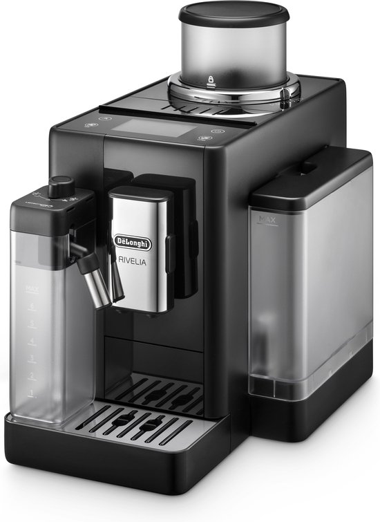 De’Longhi EXAM440.55.B, Espressomachine, 1,4 l, Koffiebonen, Gemalen koffie, Ingebouwde molen, 1450 W, Zwart - De’Longhi - €744,85
