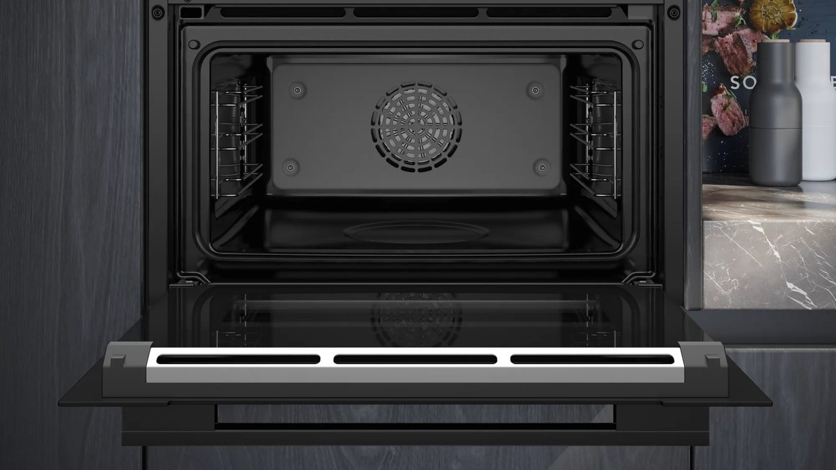Siemens CS736G1B2 - iQ700 - Oven - Inbouwoven met stoom - 60 x 45 cm - TFT-touchdisplay Plus -fullSteam Plus: snel en gezond koken - 4D hetelucht: gelijkmatige warmteverdeling - Zwart – foto 4