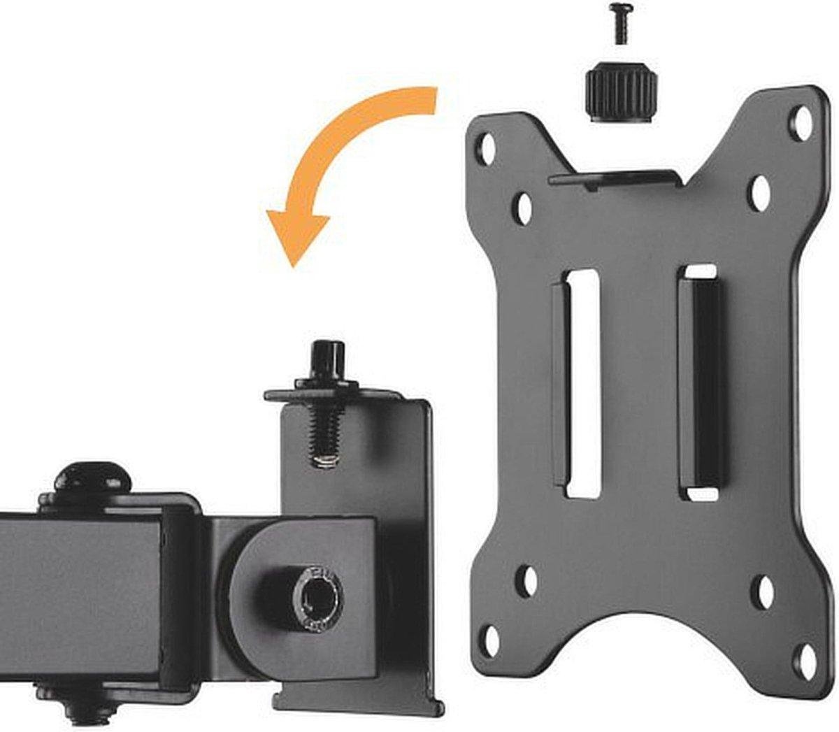 Allteq Dubbele monitor arm - Draaibaar - 17 t/m 32 inch thumbnail 2